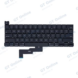 Clavier rétroéclairé avec vis (anglais US) pour Apple MacBook Pro 13" A2289 (2020)