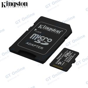 Carte Mémoire Kingston MicroSDXC (256Go) Canvas Select Plus 150MB/s +Adaptateur - SDCS3/256GB — vue 2