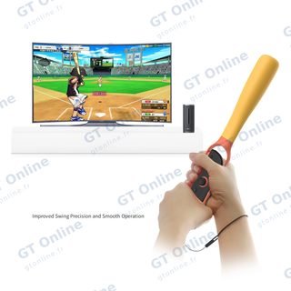 Batte de baseball pour Nintendo Switch 2 DOBE TNS-5102 — orange/bleu