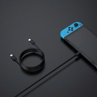 Câble de charge USB-C vers USB-C pour Nintendo Switch 2 / PlayStation 5 DOBE TNS-5166 — noir