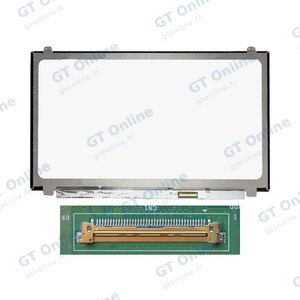 Dalle Ordinateur Portable 15.6" Slim FHD (1920x1080) LCD 60Hz 40pin Droite 25mm, Fixations Haut Bas ~359mm