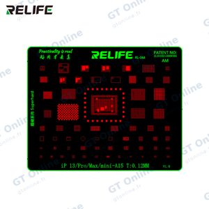 Pochoir de Rebillage Relife RL-044 A15 pour IPhone 13 Series