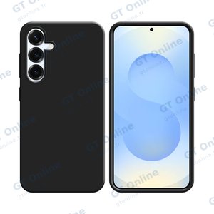 Coque Silicone Compatible pour Samsung Galaxy S25 Plus S936 (#3) Noir