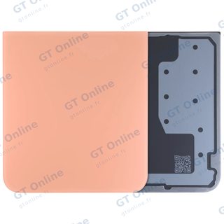 Vitre arrière pour Samsung Galaxy Z Flip 6 5G (pack service origine, pêche)