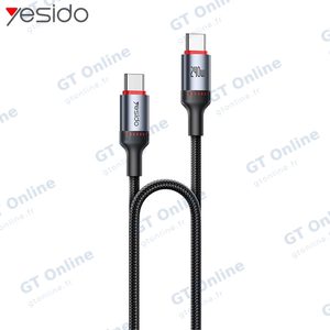 Câble Data USB-C vers USB-C Yesido CA185 240W Noir