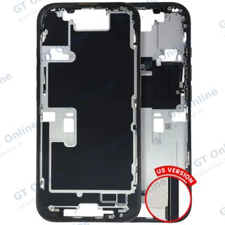 Châssis pour Apple iPhone 16 Pro (version US, origine d'occasion — grade B, Black Titanium)