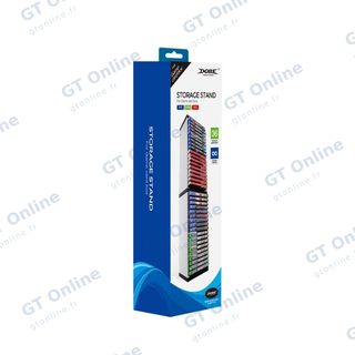 Support de rangement 36 boîtiers de jeux pour PlayStation 5 DOBE TP5-0519 — blanc