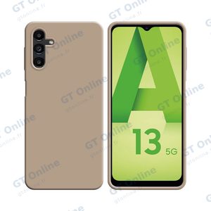Coque Silicone Compatible pour Samsung Galaxy A13 5G A136/Galaxy A04s A047F (#18) Rose Gold