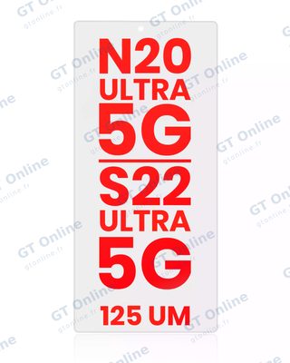Film OCA pour Samsung Galaxy Note 20 Ultra 5G / S22 Ultra 5G (lot de 10, 125 µm)