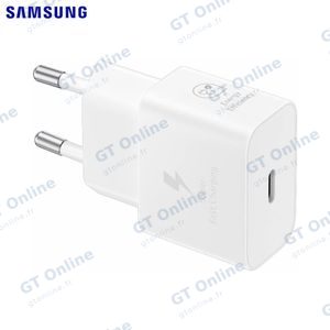 Chargeur Secteur USB-C GaN Samsung PD 25W 3A Fast Wall avec Câble USB-C vers USB-C (1m) EP-T2510XWEGEU Blanc — vue 4