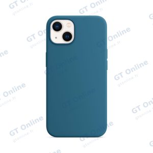 Coque Silicone Compatible pour Apple iPhone 13 (#03) Bleu Clair
