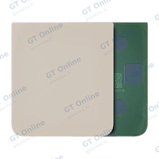 Vitre arrière pour Samsung Galaxy Z Flip 5 (pack service origine, Cream)