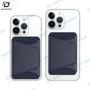 Support pour Smartphone Dux Ducis Magnetic Wallet Stand iPhone 12, 13, 14 & 15 Series avec MagSafe Bleu Marine — vue 2