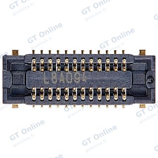 Pièce à microsouder pour Samsung Galaxy A13 5G (A136U / 2021) (24 Pin) — Caméra avant FPC Connector (On The carte mère) (Female)
