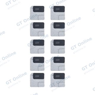 Support de nappe flash / alimentation pour Apple iPhone 12 Mini (noir, lot de 10)