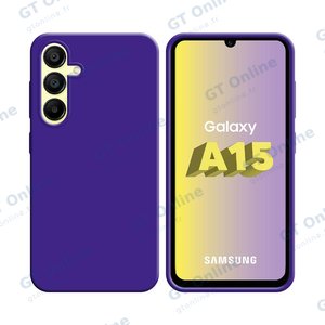 Coque Silicone Compatible pour Samsung Galaxy A15 5G A156B (#7) Mauve