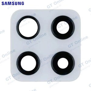 Lentille Original Samsung Galaxy A42 5G A426 GH64-08249B Blanc Prismatique