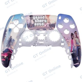 Pièce console de jeu pour Sony PlayStation 5 (GTA6) (Grand Theft Auto VI, lot de 2)