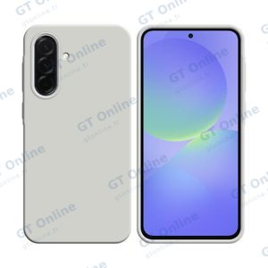 Coque Silicone Compatible pour Samsung Galaxy A36 5G A366/Galaxy A56 5G A566 (#9) Blanc