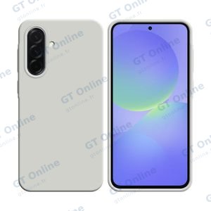 Coque Silicone Compatible pour Samsung Galaxy A36 5G A366/Galaxy A56 5G A566 (#9) Blanc