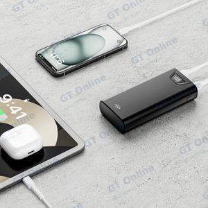 Batterie Externe Power Bank CONNECT MC-BE20N01 20000mAh Noir — vue 3
