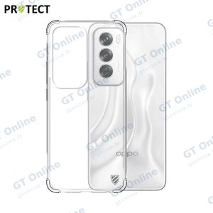 Coque Silicone Renforcée PROTECT pour OPPO Reno 12 5G Transparent
