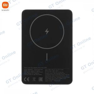 Batterie Externe Power Bank sans Fil Magnétique Xiaomi BHR08PMGL Super Slim 5000mAh Noir