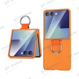 Coque de Protection avec Anneau Z-FL2 Samsung Galaxy Z Flip 8 F776 Orange