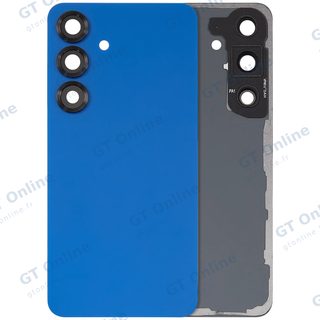 Vitre arrière pour Samsung Galaxy S25 5G (sans logo, compatible premium, Navy)