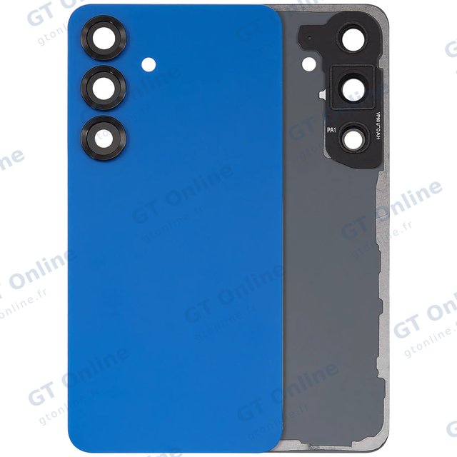Vitre arrière pour Samsung Galaxy S25 5G (sans logo, compatible premium, Navy)