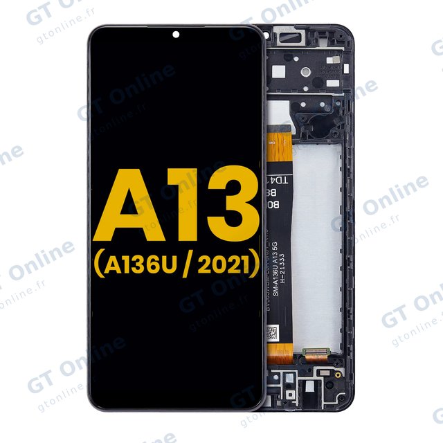 Écran LCD avec châssis pour Samsung Galaxy A13 5G (A136U / 2021) (reconditionné, toutes couleurs)
