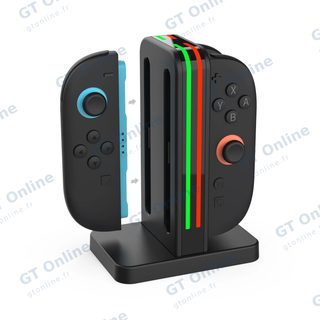 Station de charge 4 manettes Joy-Con pour Nintendo Switch 2 DOBE TNS-3171 — noir