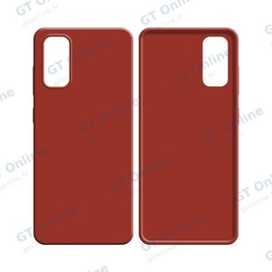 Coque Silicone Compatible pour Samsung Galaxy S20 G980/Galaxy S20 5G G981 (#1) Rouge — vue 2