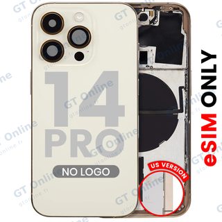 Châssis pour Apple iPhone 14 Pro (version US, compatible premium, or)