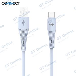 Câble Data USB vers USB-C CONNECT MC-CB2C13 24W (1m) Bleu