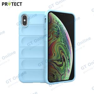 Coque de Protection IX008 PROTECT pour Apple iPhone X/iPhone XS Bleu Clair