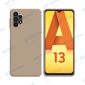 Coque Silicone Compatible pour Samsung Galaxy A13 4G A135 (#18) Rose Gold