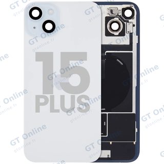 Vitre arrière pour Apple iPhone 15 Plus (origine d'occasion — grade A, bleu)