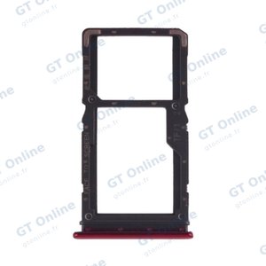 Tiroir Sim Premium Xiaomi Redmi 7 Rouge Lunaire