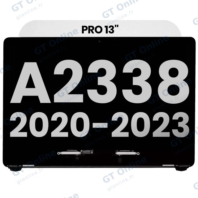Écran pour Apple MacBook Pro 13" A2338 (2020) (origine d'occasion, argent)