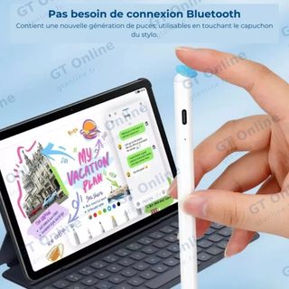 Stylet pour smartphones et tablettes JELLICO T1 — blanc