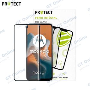 Verre Trempé Intégral PROTECT pour Motorola Moto G34 5G Noir — vue 2