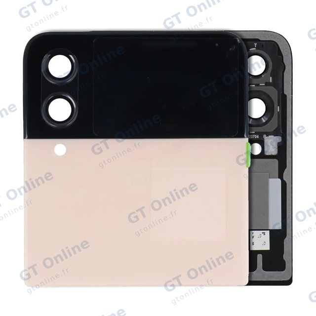 Écran OLED extérieur pour Samsung Galaxy Z Flip 4 5G (pack service origine, Pink Gold)