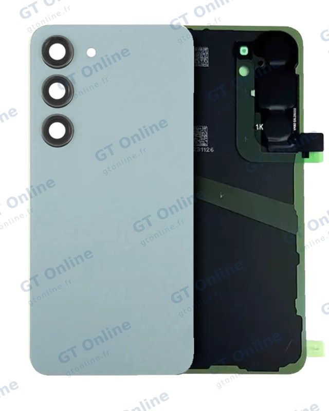 Vitre arrière pour Samsung Galaxy S24 (pack service origine, Sapphire Blue)