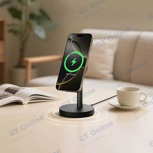 Station de Charge sans Fil AUKEY Qi2.2 MagFusion 1X LC-MC111 Noir — vue 4