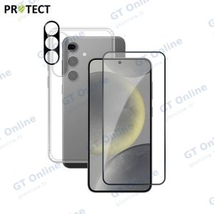 Pack de Protection Coque + Protection Lentille + Verre Trempé PROTECT pour Samsung Galaxy S24 5G S921