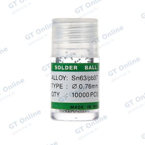 Billes d'Étain 0,76mm Sn63/Pb37 (10000 pcs)