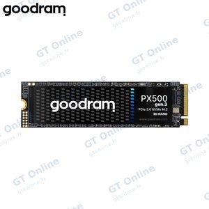 Disque Dur SSD Goodram PX500 GEN.3 PCIe 3x4 1TB NVME M.2 2280 (1To) SSDPR-PX500-01T-80-G3