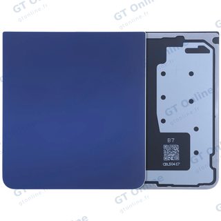 Vitre arrière pour Samsung Galaxy Z Flip 7 5G (pack service origine, bleu)