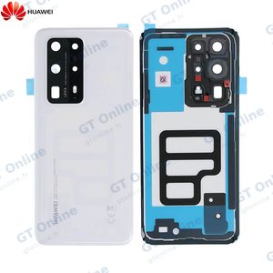 Cache Arrière Original Huawei P40 Pro Plus 02353SKS Blanc Céramique